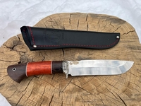 Нож "Ягуар-2" (ст. Х12МФ кованая, венге, падук, литье мельхиор)