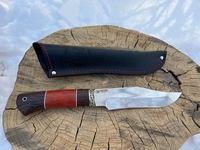 Нож "Носорог" (ст. Х12МФ кованая, венге, падук, литье мельхиор)