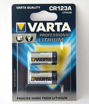 Батарейка Varta СR-123 A Prof фото литиевая