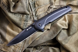 Складной нож Biker-X Черный Титан AUS8