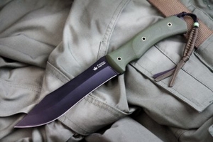 Охотничий нож Safari "Черный AUS-8"