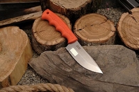 Нож "Караколь" AUS-8, stonewash, рук. эластрон оранж. 015308 Н00044614
