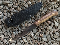 Нож Щука-2 (цельнометалический, 65х13, рукоять орех, чехол кожа)