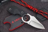 Нож Amigo-X AUS-8 BT blkh v2 (Черный, Черная рукоять G10) 3120