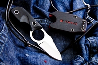 Нож Amigo-X D2 BT (Черный, Черная рукоять G10) 3122