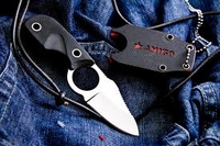 Нож Amigo-X D2 S blkh v2 (Сатин, Черная  рукоять G10) 3123