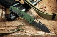 Нож Ute 440C DSW Green (DarkStonewash, Зеленая G10) 0636