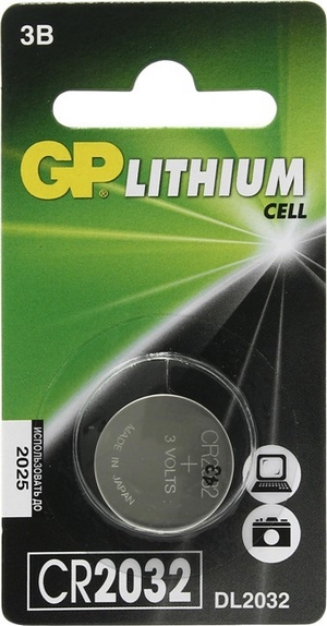 Батарейка GP LITHIUM cell - CR2032 3V
