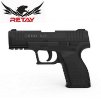 Пистолет RETAY mod. XR, сигнальный,  9 мм , маг. 14 патронов, черн., пластик, полуавт.