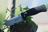 Нож складной Ganzo G720-BK (ст.440С, в чехле, черный)