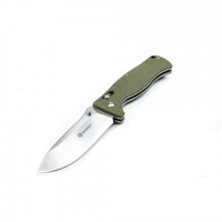 Нож складной Ganzo G720-GR  (ст.440С, в чехле, зеленый)
