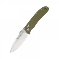 Нож складной Ganzo D704-GR (ст, D2, в чехле, зеленый)