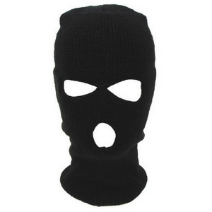 Шлем - маска вязанная (черная)