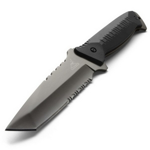 Нож черный Gerber "Warrant Tanto" с нейлоновым чехлом