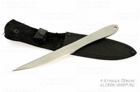 Нож метательный Игла ( сталь 65х13, серый)